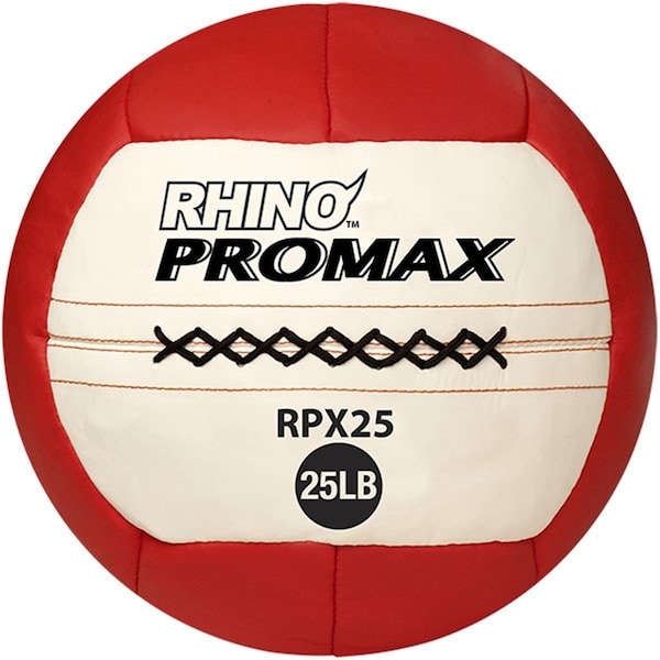 Champion Sports 25 lbs Rhino Promax Medicine Ball, Red CH55965 - main